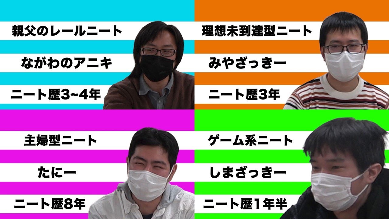 ニート帝国の4人の勇者たち、ニート愛を語る!(ニート祭り2022座談会) - YouTube
