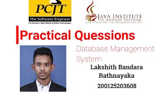 Database Management System Practicals Q5
