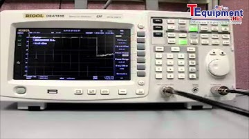 Rigol: What is a tracking generator?