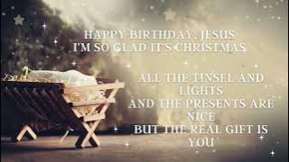 Happy Birthday, Jesus - accompaniment track with lyrics