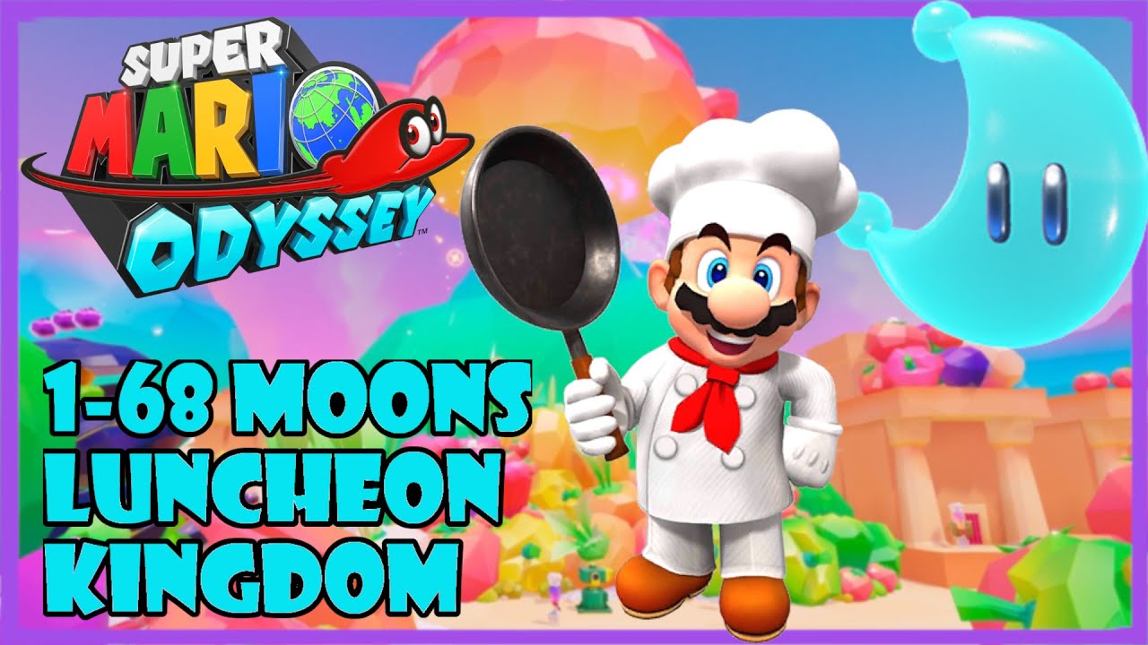 Super Mario Odyssey guide: Luncheon Kingdom all power moon locations -  Polygon