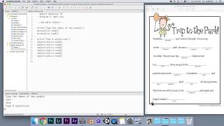 Coding in Lua - MadLibs Program (Part 1)
