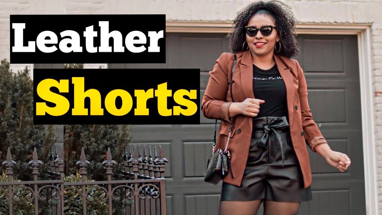 5 WAYS TO STYLE LEATHER SHORTS | ZARA 