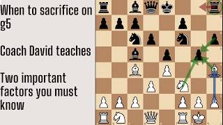 Guide to sacrificing the knight on g5 in Italian game and Ruy Lopez