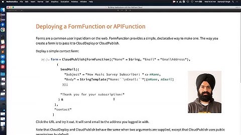 Building Applications with the Wolfram Cloud: Creating and Deploying Objects
