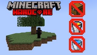 Sadece 1 Ağaçla Minecraft Hardcore'da 24 Saat Geçirdim