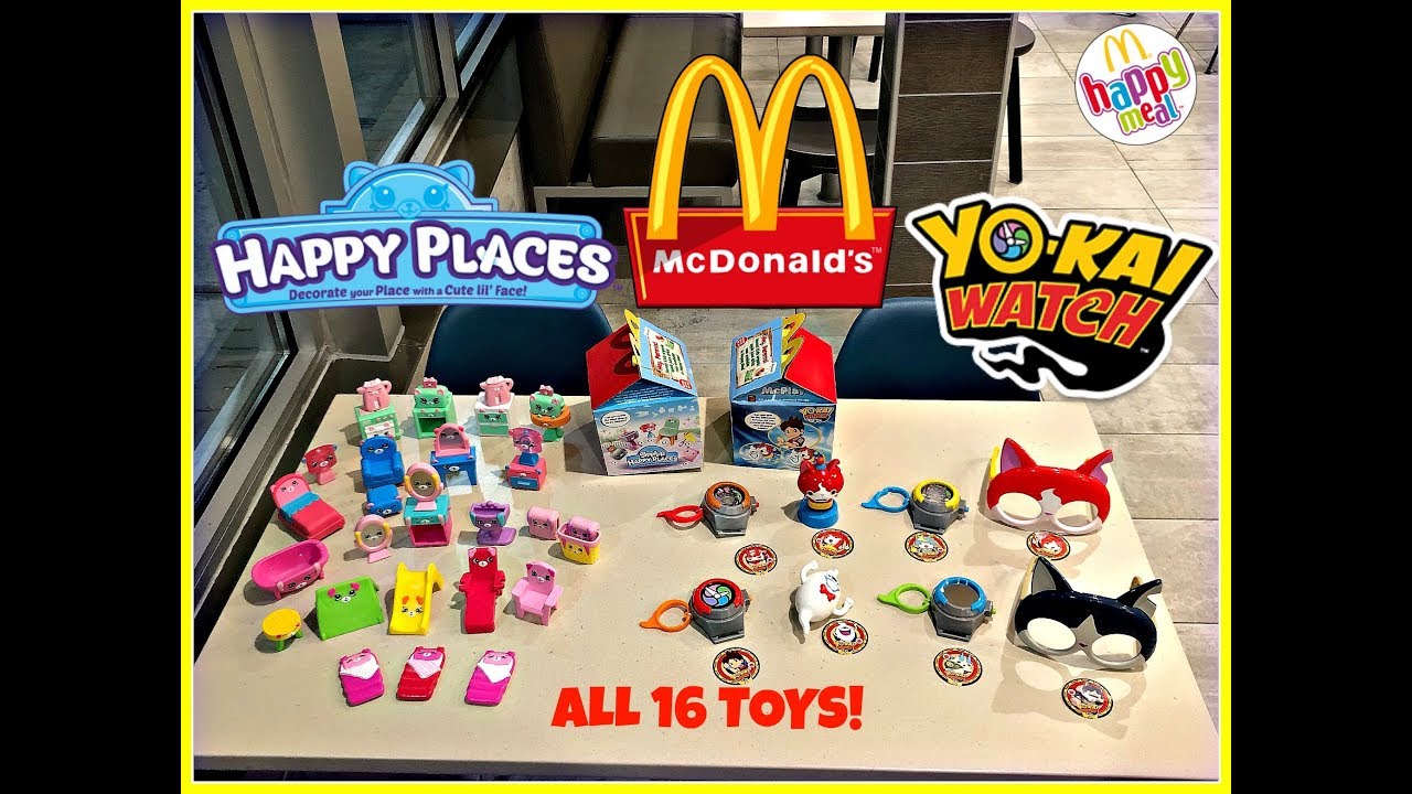 Coleção Relógios Yo Kai Watch McDonalds
