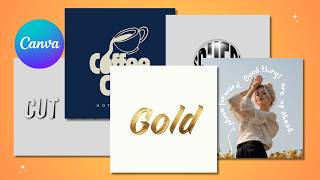 How to Make 5 Viral Text Effects in Canva | Easy Canva Tutorial