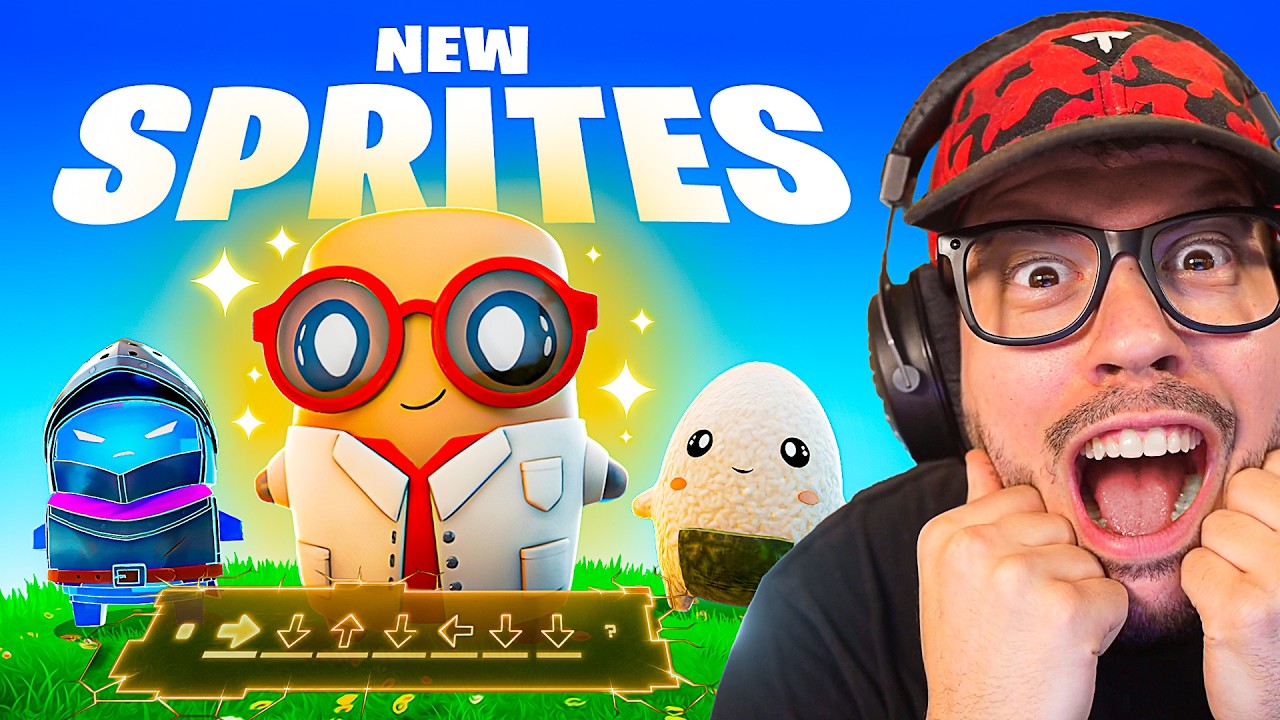 3 NEW SPRITES UPDATE in FORTNITE!