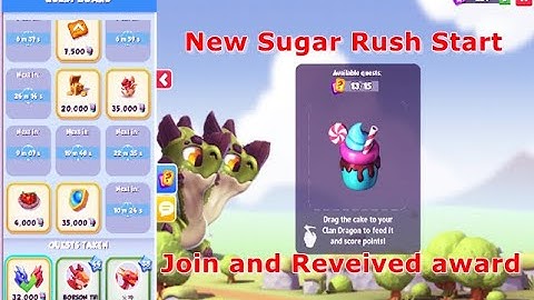 Sugar Rush Clan Event-Dragon Mania Legends | New Sugar Rush Clan | DML | HD