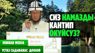 Садыбакас ажы Доолов. ТЕМА: СИЗ НАМАЗДЫ КАНТИП ОКУЙСУЗ?