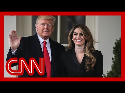 CNN anchor describes Trump’s reaction to seeing Hope Hicks cry on the stand.