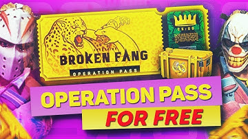 HOW TO Get The CSGO OPERATION BROKEN FANG PASS For FREE