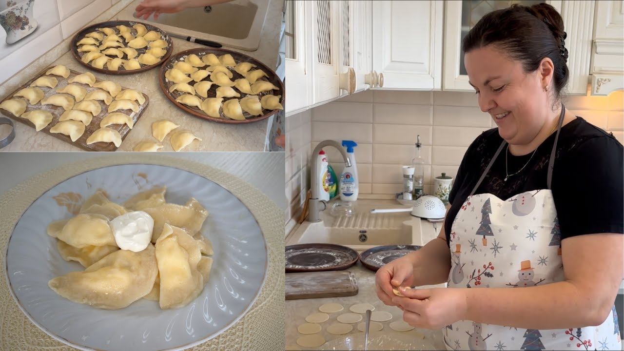 👉 „Colțunași cu brânză făcuți acasă & Aprinderea Pomului de Crăciun 🎄 | Vlog”