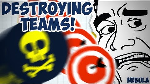Jumbo Style: Best Destroying Teams in Agar.io! (Nebula)