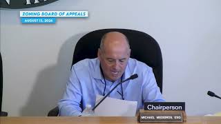 Zoning Board of Appeals Meeting   August 13, 2026