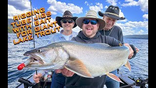 How to Rig Tube Jigs With Bait for Giant Lake Trout