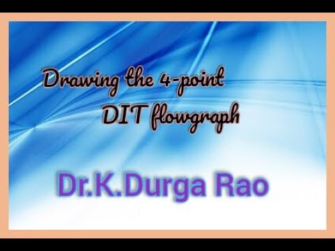 🔷️ Drawing the flowgraph for radix-2 DIT FFT algorithm. - YouTube