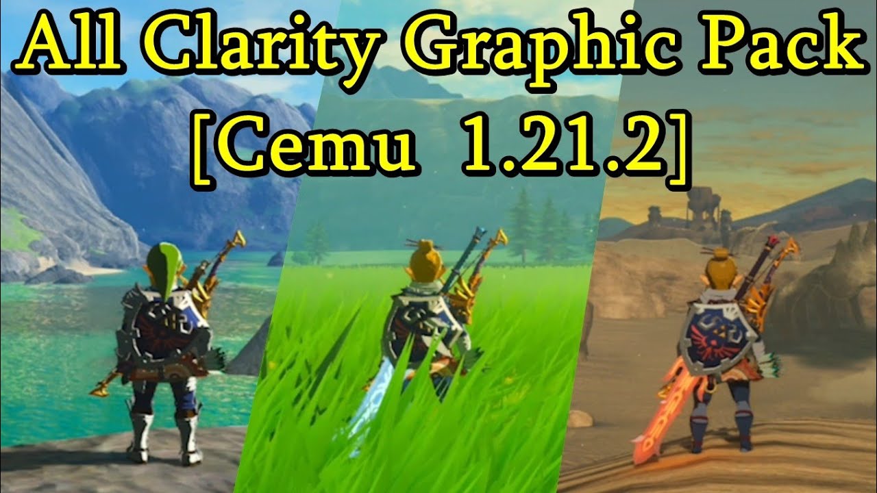 how to download cemu brith of wild graphic pack