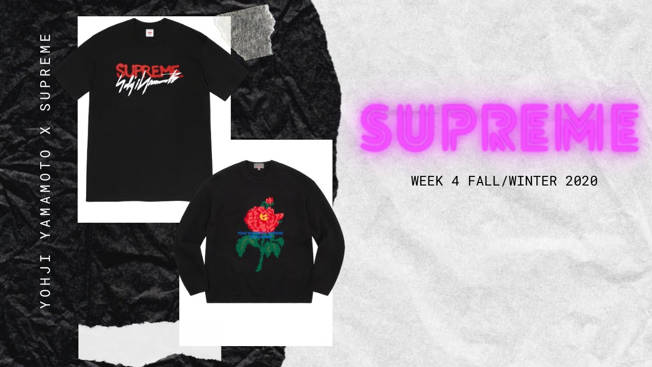 SUPREME LIVE COP WEEK 4 FALL/WINTER 2020[MULTICART HIT]