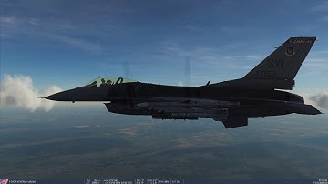 DCS: F-16 2 vs 1 Instant Action Mission (VR)