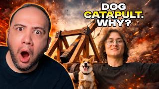 I Built a Dog Catapult - Michael Reeves | TEACHER PAUL REACTS