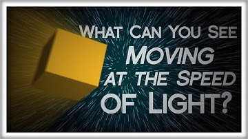 What Can You See Moving at the Speed of Light?