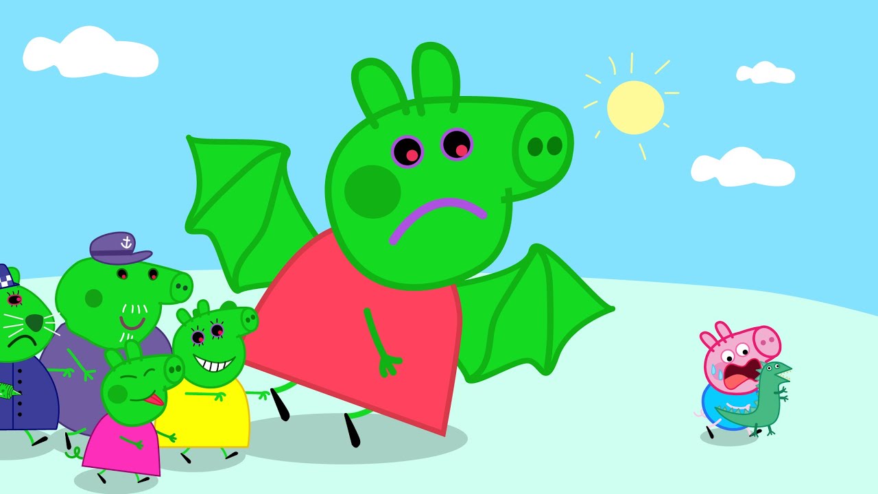 RUN NOW GEORGE PIG! Peppa Pig Turns Into a Zombie!!! | Peppa Pig Funny Animation