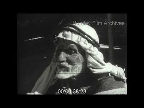 Bedouin Nomads in the Syrian Desert, 1940s - Archive Film 1065121