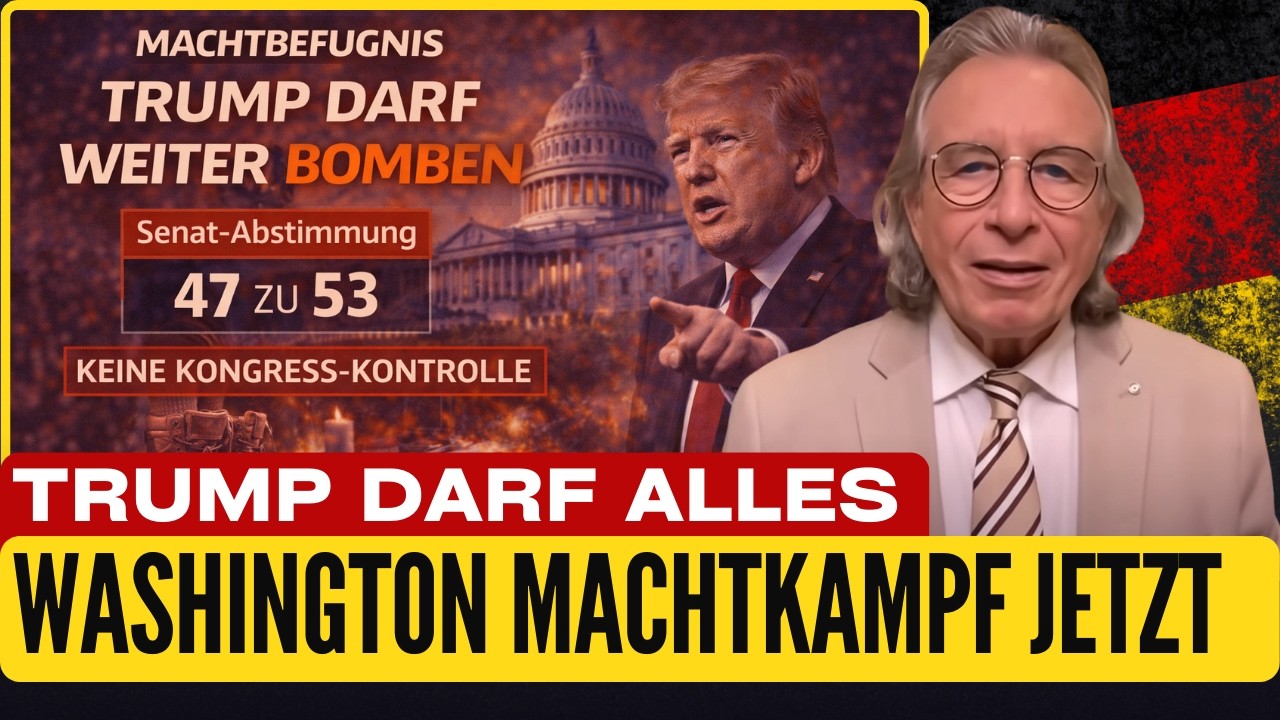 Senat gibt Trump freie Hand – Krieg ohne Kontrolle