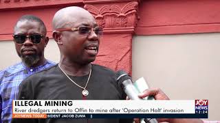 Illegal Mining River Dredgers Return To Offin To Mine After Operation Halt Invasion 13-7-21