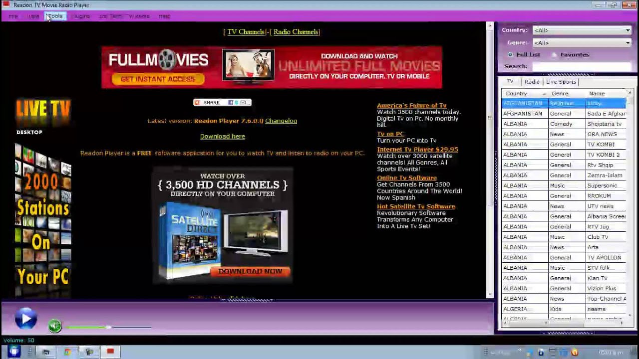 como ver tele en la pc gratis - YouTube