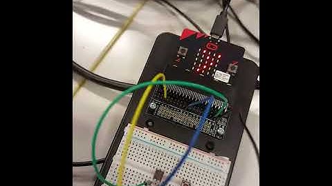 Micro:bit - Breadboard: Lamp aan en uit