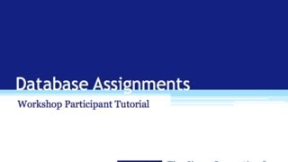 Database Assignments
