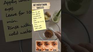 Get rid of dark circles!
