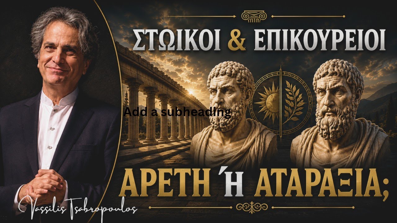 ΣΤΩΙΚΟΙ ΚΑΙ ΕΠΙΚΟΥΡΕΙΟΙ / ΑΡΕΤΗ 'Η ΑΤΑΡΑΞΙΑ