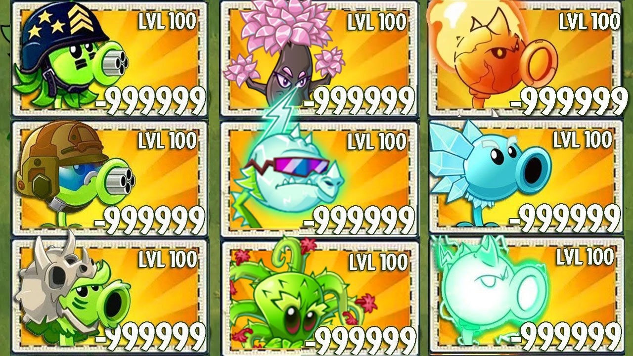 Every PEA & New Plants LEVEL 1 Vs All Zombies Battlez - WHo Will Win ...
