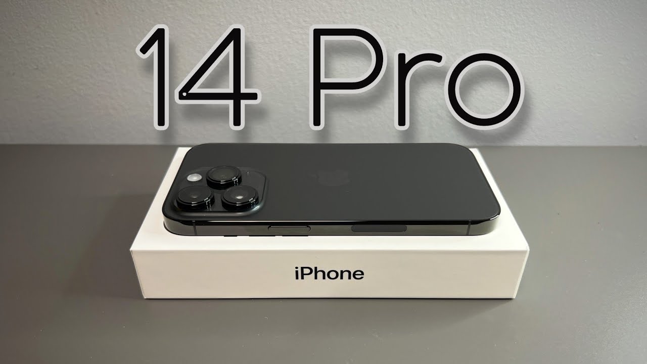 iPhone 14 Pro Space Black Unboxing & First Impressions! 