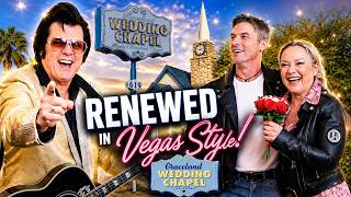 Manuela &amp; Gianfranco's Elvis Vow Renewal in Las Vegas | Graceland Chapel