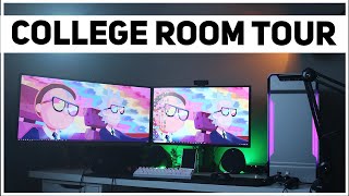 INSANE COLLEGE SETUP/ROOM TOUR 2020!!!