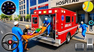 Ambulance Driving Simulator 3d | Emargency Petent Rescue Ambulance Game | Android Gameplay screenshot 1