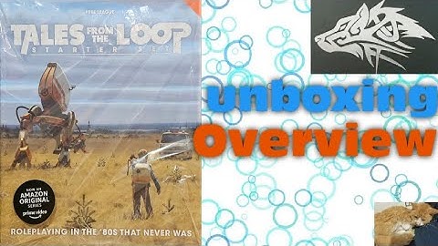 🛻 Unboxing & overview for Tales from the loop starter set from free league publishing / 80s Sci-fi