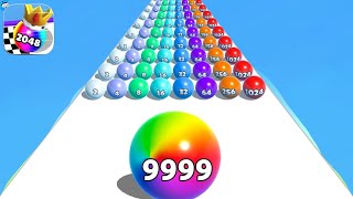 Play 5000 Levels Mobile Game Tiktok's Gameplay: Ball Run 2048, Sandwich Runner, Marble Run...