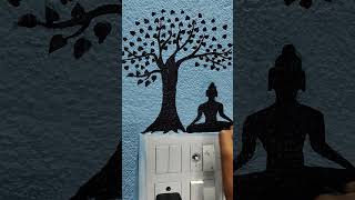wall painting #buddha painting #viralvideo #viralshorts #viralreels #viral #viralvideos