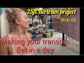 25ft bertram project  blob 65  making your transom flat in 1 day