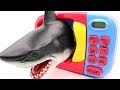 Learn Animals Names With Microwave! Surprise Animals In  Oven Toys Transformer Tiger Shark Horse Toy
