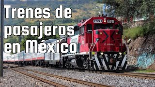 Los 7 trenes de pasajeros que existen en México