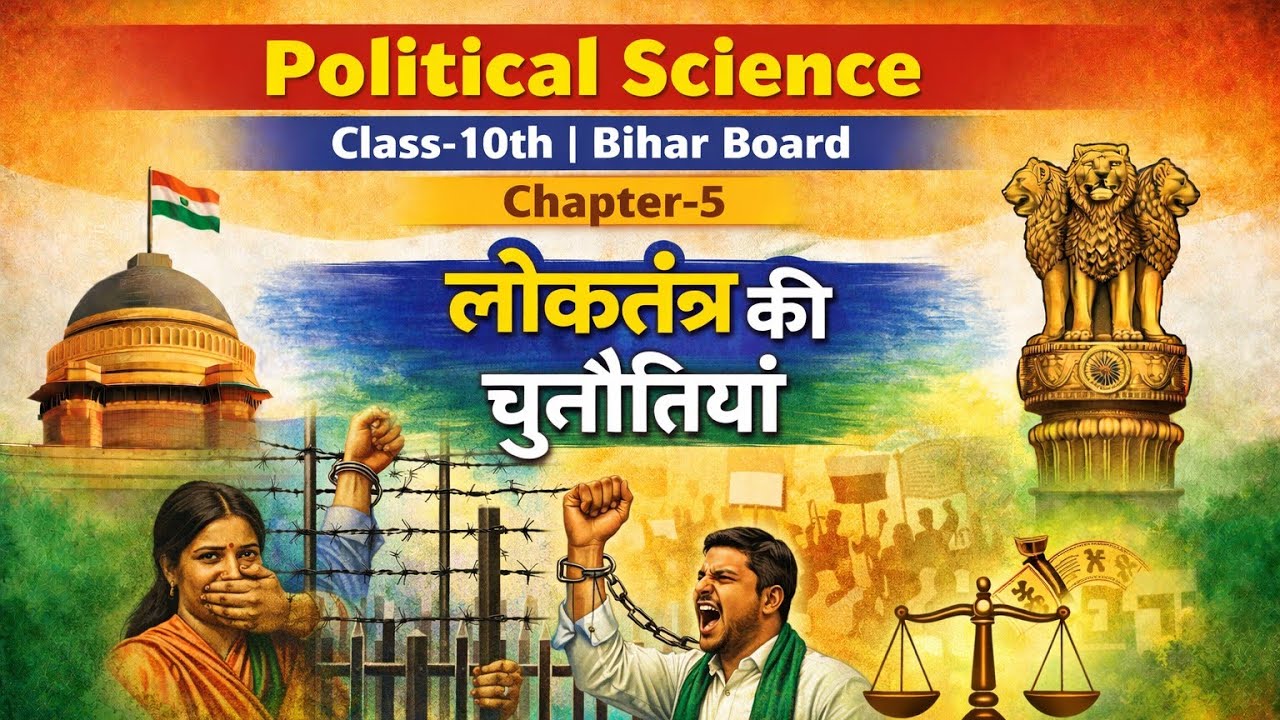Ch-5 ll सभी प्रश्नों का उत्तर ll Political Science ll Class-10th #Ahmad's_Study_Zone