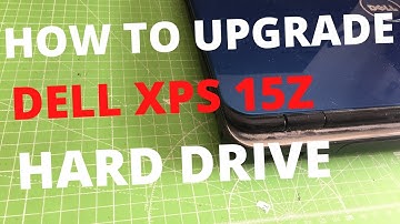 Dell XPS 15Z Hard Drive - How To LOCATE & REMOVE For UPGRADE