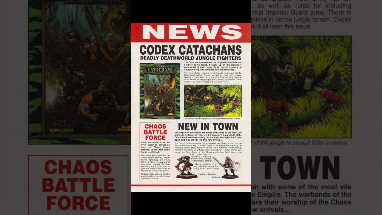 Warhammer 40k - Codex Catachans Announcement - YouTube